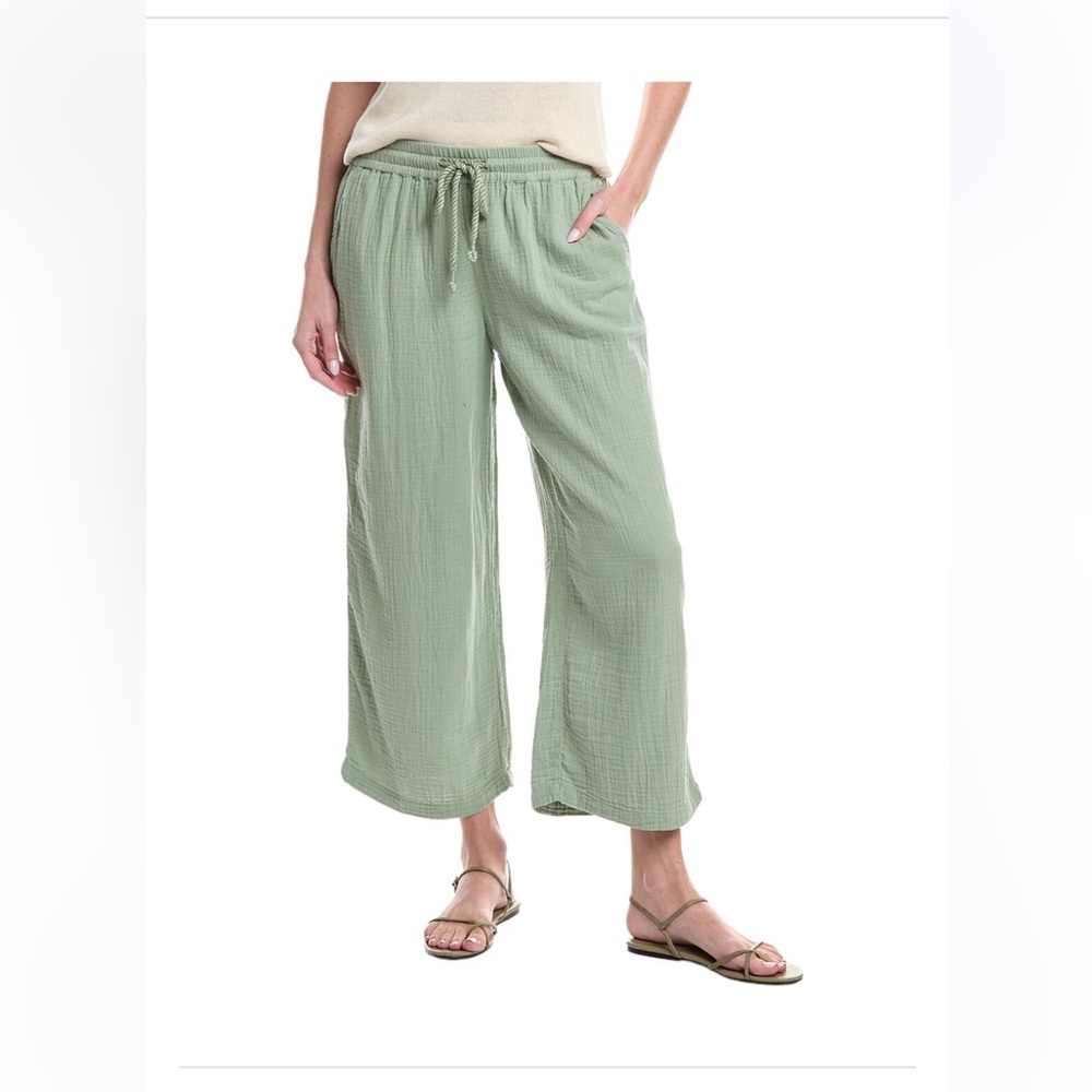 Tommy Bahama Gauze High-Rise Wide Leg Pant
